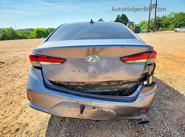 5NPE34AF4KH753415 2019 HYUNDAI SONATA Gray უკანა ხედი