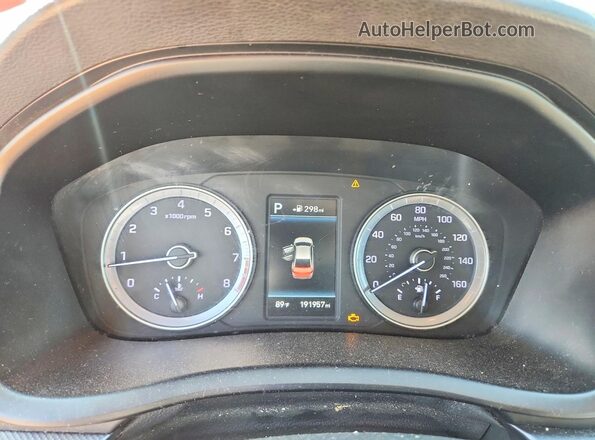 5NPE34AF4KH753415 2019 HYUNDAI SONATA Gray ხელსაწყოთა პანელის ხედი