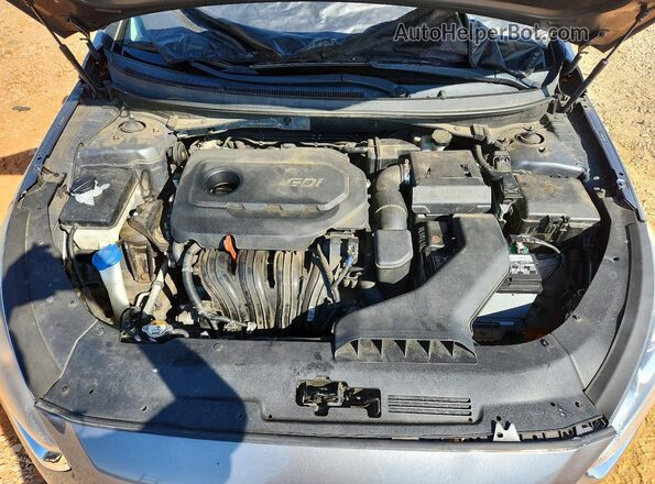 5NPE34AF4KH753415 2019 HYUNDAI SONATA Gray უკანა სალონის ხედი