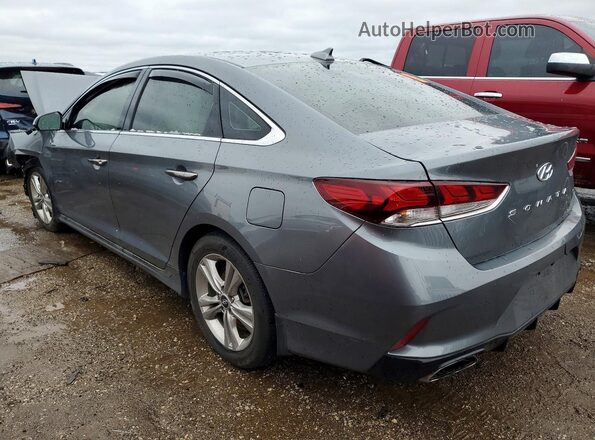 5NPE34AF4KH766262 2019 HYUNDAI SONATA Gray Rear left