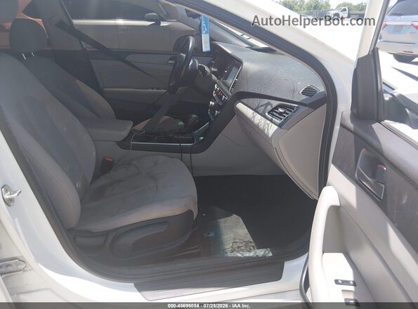 5NPE34AF4KH790691 2019 HYUNDAI SONATA White Widok wnętrza z przodu