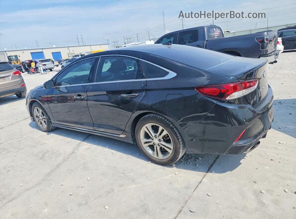 5NPE34AF4KH808641 2019 HYUNDAI SONATA Черный Задняя левая четверть
