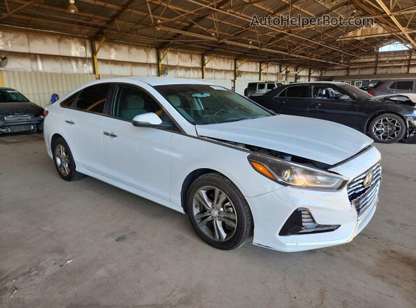 5NPE34AF4KH820207 2019 HYUNDAI SONATA White Delantero derecho