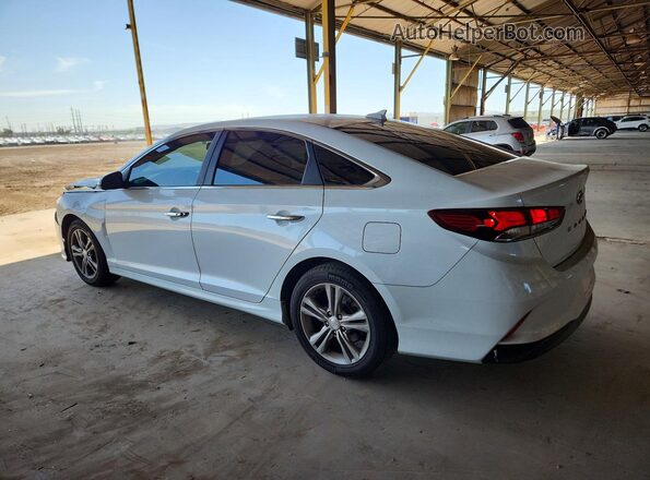 5NPE34AF4KH820207 2019 HYUNDAI SONATA White Trasero izquierdo