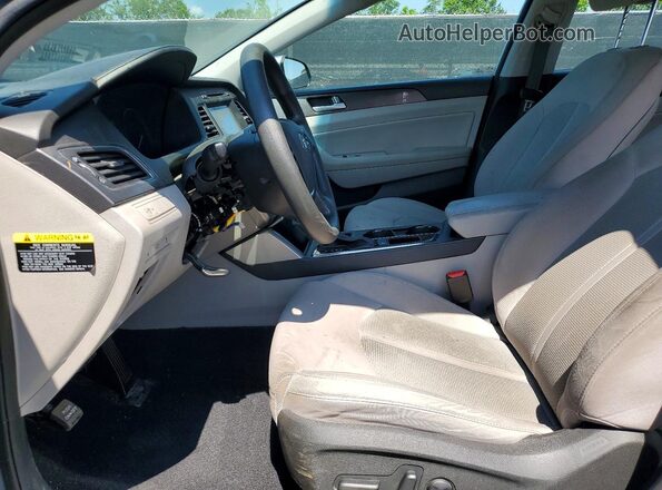 5NPE34AF5GH261287 2016 HYUNDAI SONATA Silver წინა სალონის ხედი