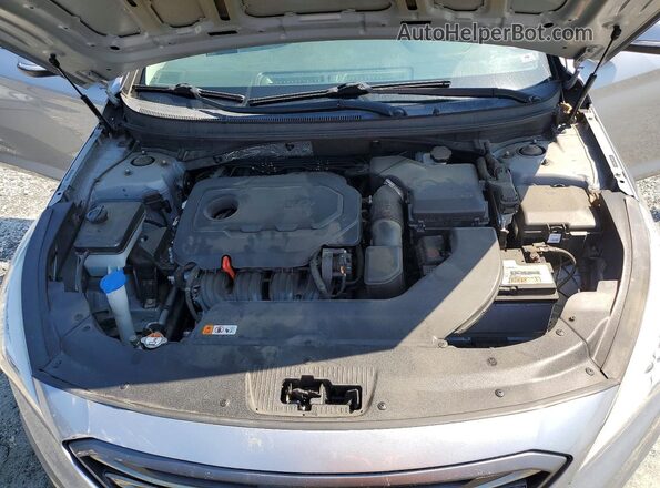 5NPE34AF5GH261287 2016 HYUNDAI SONATA Silver უკანა სალონის ხედი