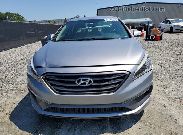 5NPE34AF5GH261287 2016 HYUNDAI SONATA Silver წინა ხედი
