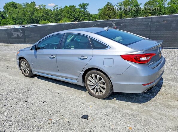 5NPE34AF5GH261287 2016 HYUNDAI SONATA Silver უკანა მარცხენა