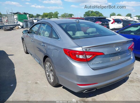 5NPE34AF5GH263797 2016 HYUNDAI SONATA Silver Задня ліва чверть