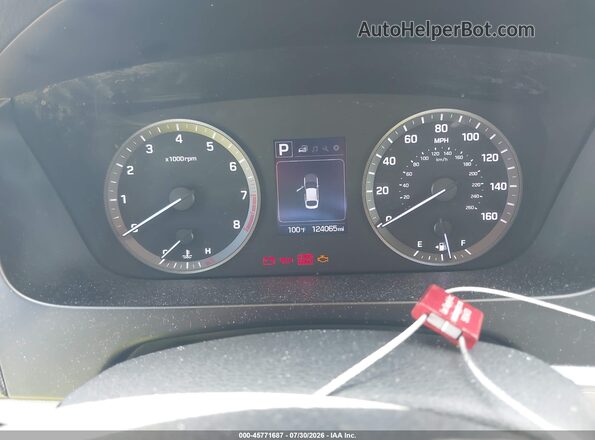 5NPE34AF5GH289297 2016 HYUNDAI SONATA Gray Vista de los asientos traseros