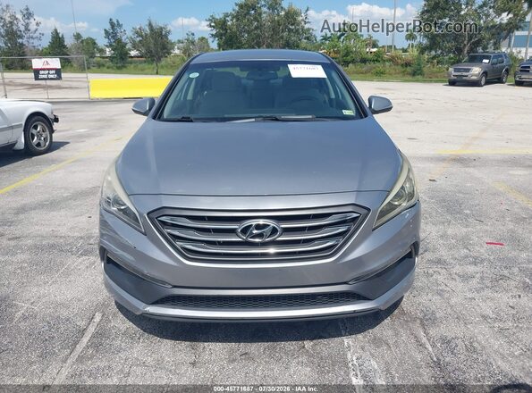 5NPE34AF5GH289297 2016 HYUNDAI SONATA Gray Vista del cuadro de instrumentos