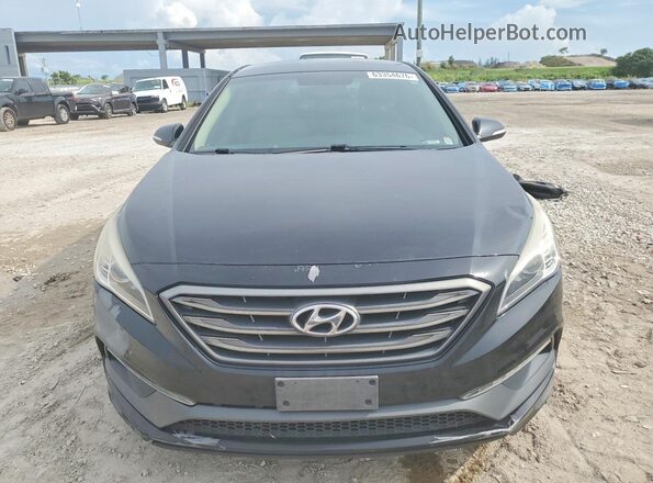 5NPE34AF5GH333850 2016 HYUNDAI SONATA Черный Вид спереди