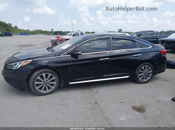 5NPE34AF5GH334125 2016 HYUNDAI SONATA Black 