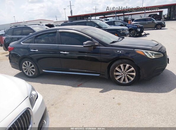5NPE34AF5GH334125 2016 HYUNDAI SONATA Black Vista interior de 360 grados
