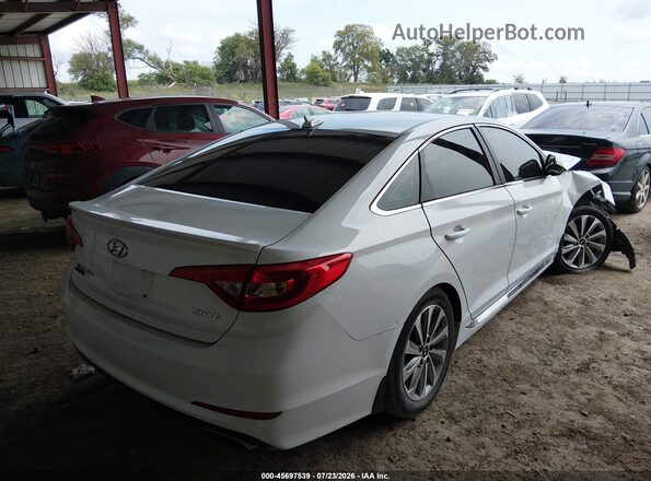 5NPE34AF5GH342452 2016 HYUNDAI SONATA White Rear right