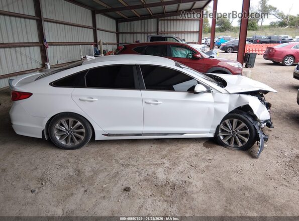5NPE34AF5GH342452 2016 HYUNDAI SONATA White 360 interior view