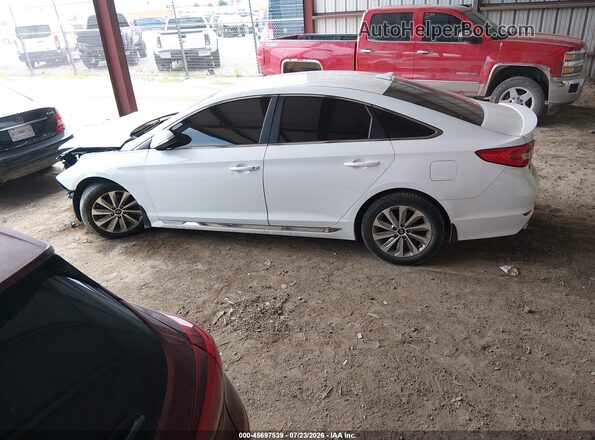 5NPE34AF5GH342452 2016 HYUNDAI SONATA White 
