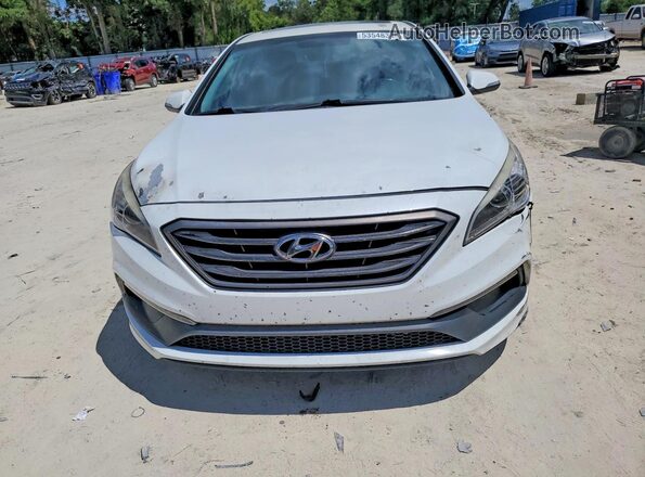 5NPE34AF5GH392512 2016 HYUNDAI SONATA White Դիմացի տեսք