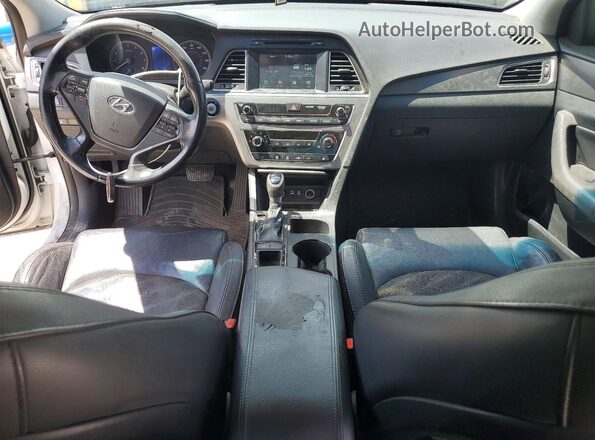 5NPE34AF5GH392512 2016 HYUNDAI SONATA White Առջևի վահանակի տեսք