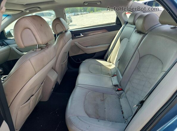 5NPE34AF5GH418932 2016 HYUNDAI SONATA Blue Vista de los asientos traseros