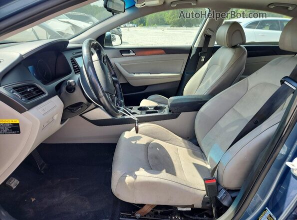 5NPE34AF5GH418932 2016 HYUNDAI SONATA Blue Vista interior delantera