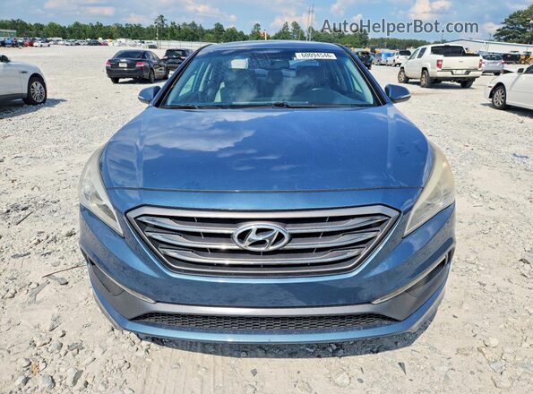 5NPE34AF5GH418932 2016 HYUNDAI SONATA Blue Vista frontal
