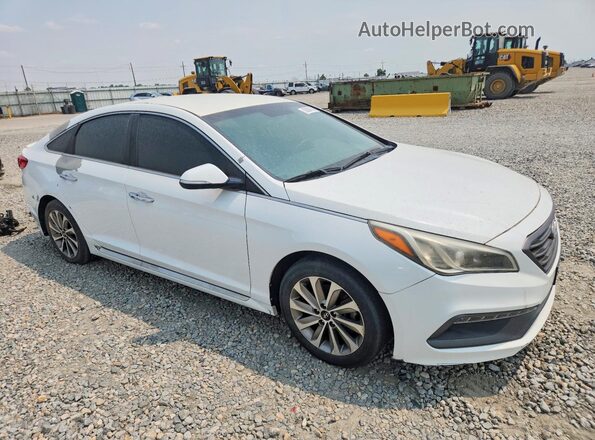 5NPE34AF5GH436525 2016 HYUNDAI SONATA White Przód prawy
