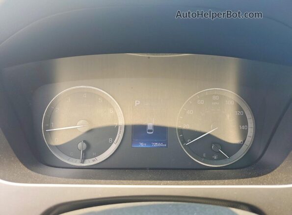 5NPE34AF5HH442441 2017 HYUNDAI SONATA Black Instrument cluster view
