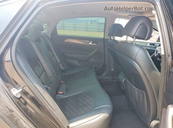 5NPE34AF5HH442441 2017 HYUNDAI SONATA Black Rear seats view