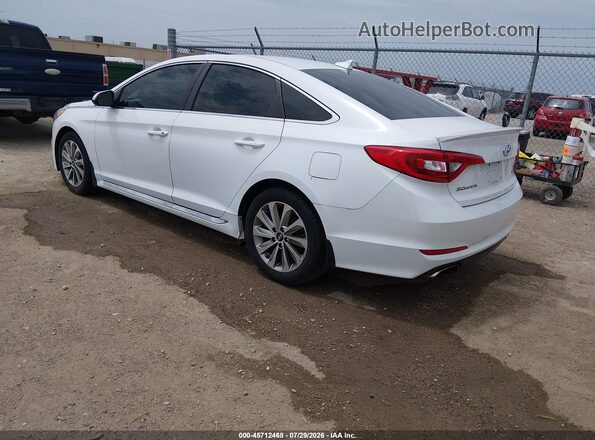 5NPE34AF5HH445601 2017 HYUNDAI SONATA White Задня ліва чверть