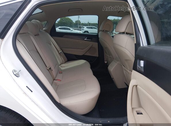 5NPE34AF5HH445601 2017 HYUNDAI SONATA White Вид наклейки з VIN-кодом
