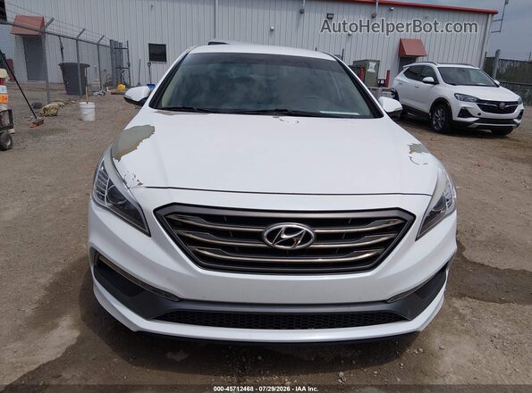 5NPE34AF5HH445601 2017 HYUNDAI SONATA White Вид щитка приладів