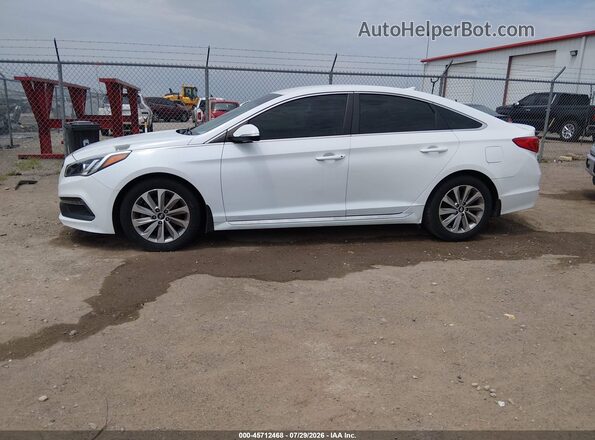 5NPE34AF5HH445601 2017 HYUNDAI SONATA White Панорамний вид салону 360°