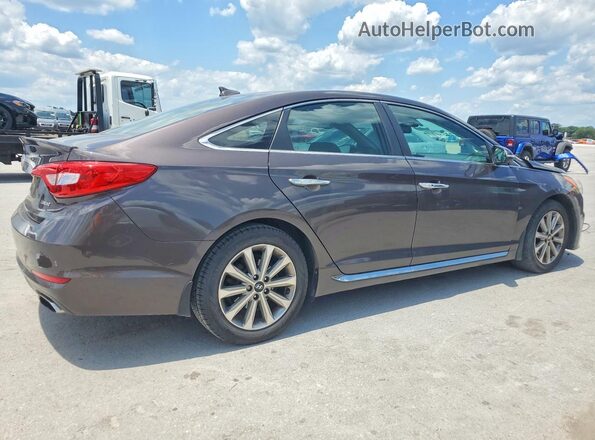 5NPE34AF5HH479246 2017 HYUNDAI SONATA Brown უკანა მარჯვენა
