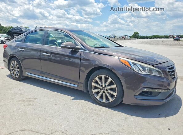 5NPE34AF5HH479246 2017 HYUNDAI SONATA Brown წინა მარჯვენა