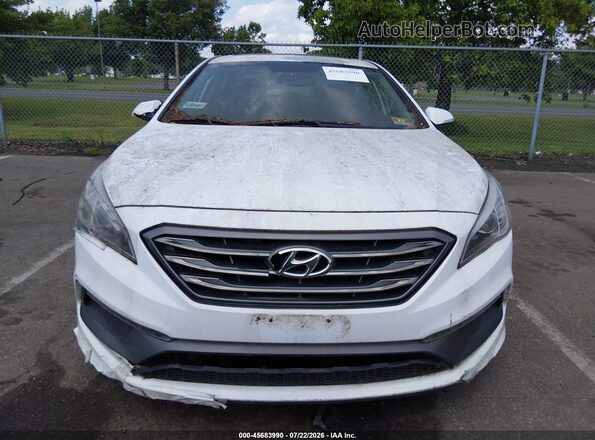 5NPE34AF5HH479358 2017 HYUNDAI SONATA White ხელსაწყოთა პანელის ხედი