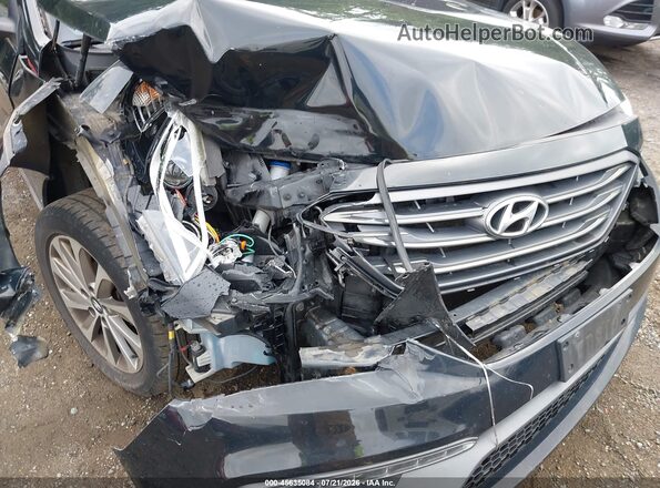 5NPE34AF5HH567195 2017 HYUNDAI SONATA Black Front view