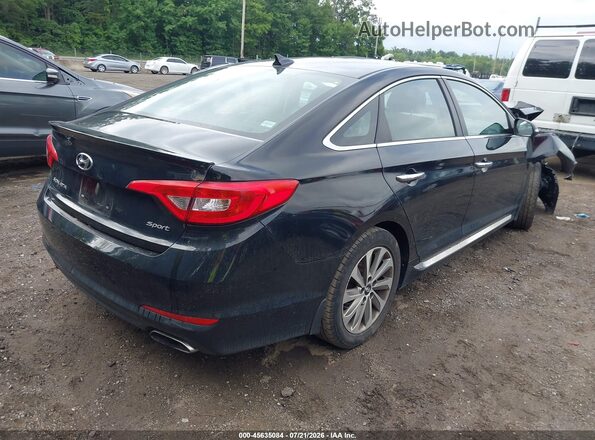 5NPE34AF5HH567195 2017 HYUNDAI SONATA Black Rear right