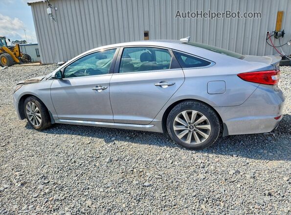 5NPE34AF5HH567987 2017 HYUNDAI SONATA Серебряный Задняя левая четверть