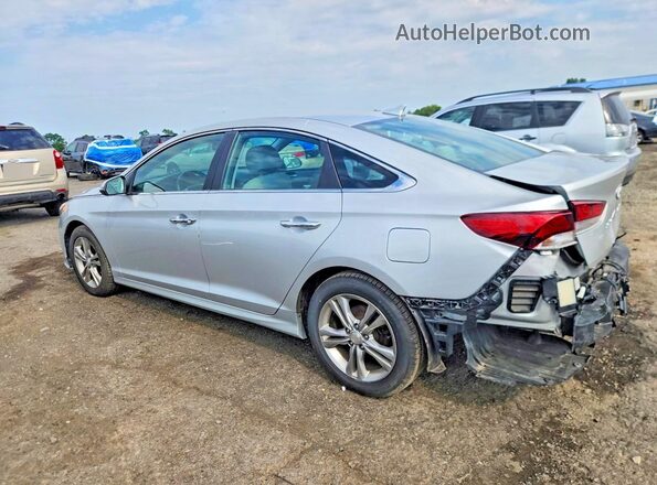 5NPE34AF5JH610150 2018 HYUNDAI SONATA Silver Trasero izquierdo