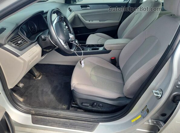 5NPE34AF5JH610150 2018 HYUNDAI SONATA Silver Vista interior delantera