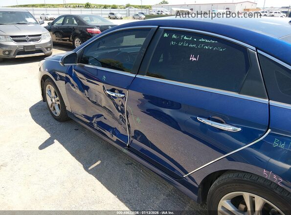 5NPE34AF5JH621391 2018 HYUNDAI SONATA Blue 