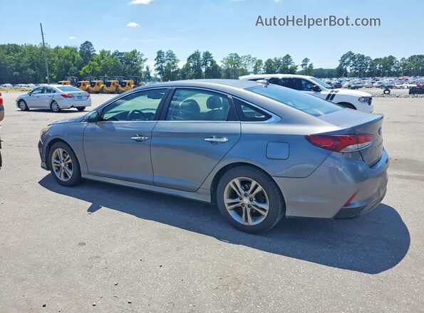 5NPE34AF5JH633900 2018 HYUNDAI SONATA Gray Задня ліва чверть