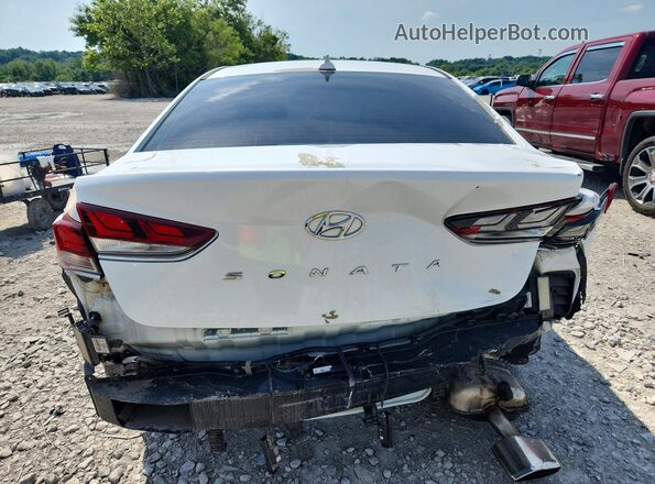5NPE34AF5JH638739 2018 HYUNDAI SONATA White Հետևի տեսք