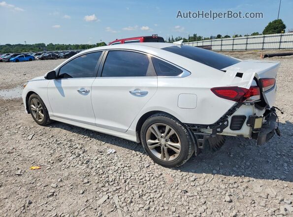 5NPE34AF5JH638739 2018 HYUNDAI SONATA White Հետևի ձախ