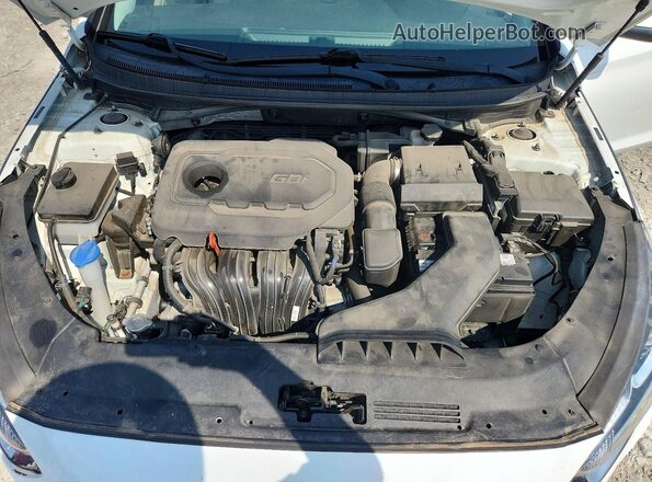 5NPE34AF5JH638739 2018 HYUNDAI SONATA White Սալոնի հետևի տեսք