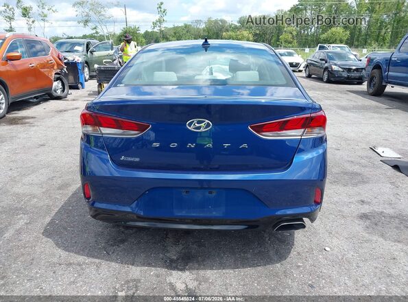 5NPE34AF5JH645898 2018 HYUNDAI SONATA Blue 