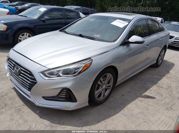 5NPE34AF5JH662667 2018 HYUNDAI SONATA Silver Przód lewy