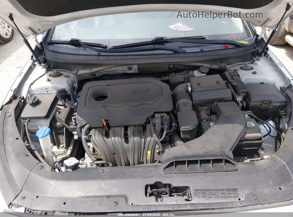 5NPE34AF5JH662667 2018 HYUNDAI SONATA Silver Widok z tyłu
