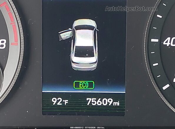 5NPE34AF5JH667576 2018 HYUNDAI SONATA Черный Вид задних сидений